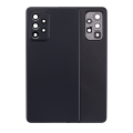 Back Cover Glass With Camera Lens Compatible For Samsung Galaxy A72 (Service Pack) (Black)