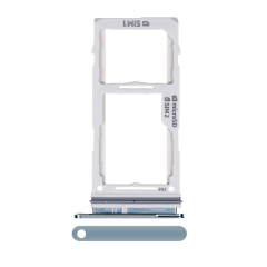 Dual Sim Card Tray Compatible For Samsung Galaxy S10 / S10 Plus / S10E (Prism Blue)