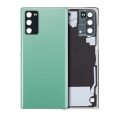 Back Cover Glass With Camera Lens Compatible For Samsung Galaxy Note 20 5G (No Logo) (Aftermarket Plus) (Mystic Green)