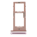 Dual Sim Card Tray Compatible For Samsung Galaxy A51 5G (A516 / 2020) (Prism Cube Pink)