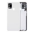 Back Cover Glass With Camera Lens Compatible For Samsung Galaxy A21s (Service Pack) (White)