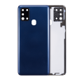 Back Cover Glass With Camera Lens Compatible For Samsung Galaxy A21s (Service Pack) (Blue)