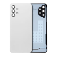 Back Cover Glass With Camera Lens Compatible For Samsung Galaxy A32 5G (Service Pack) (Awesome White)