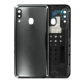 Back Cover Glass With Camera Lens Compatible For Samsung Galaxy A20E (Service Pack) (Black)