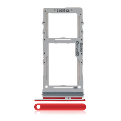 Dual Sim Card Tray Compatible For Samsung Galaxy S20 / S20 Plus / S20 Ultra 5G (Cosmic Red)