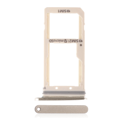 Dual Sim Card Tray Compatible For Samsung Galaxy S7 (Gold Platinum)