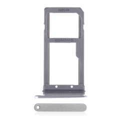Single Sim Card Tray Compatible For Samsung Galaxy S7 (Silver)