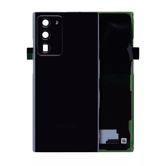Back Cover Glass With Camera Lens Compatible For Samsung Galaxy Note 20 Ultra (Service Pack) (Mystic Black)