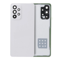 Back Cover Glass With Camera Lens Compatible For Samsung Galaxy A33 5G (Service Pack) (White)