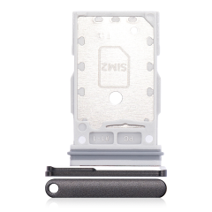 Dual Sim Card Tray Compatible For Samsung Galaxy Z Fold 3 5G (Phantom Black)