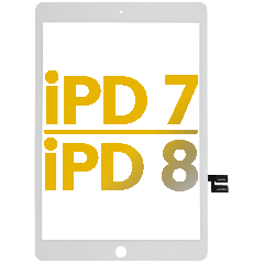 Digitizer Compatible For iPad 7 (2019) / iPad 8 (2020) (Premium) (White)