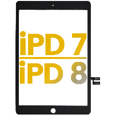 Digitizer Compatible For iPad 7 (2019) / iPad 8 (2020) (Premium) (Black)