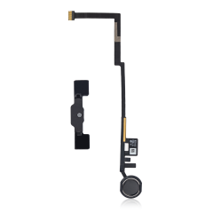 Home Button Flex Cable Compatible For iPad 5 (2017) / iPad 6 (2018) (Premium) (Black)