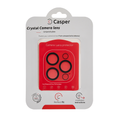 Casper Camera Lens Protector Compatible For iPhone 15 Pro / 15 Pro Max (Crystal Full Cover)