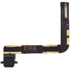 Charging Port Flex Cable Compatible For iPad 7 (2019) / iPad 8 (2020) / iPad 9 (2021) (Used OEM Pull: Grade A) (Black)