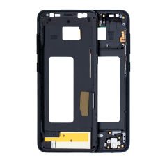 Mid-Frame Housing Compatible For Samsung Galaxy S8 (With Small Parts) (Midnight Black)