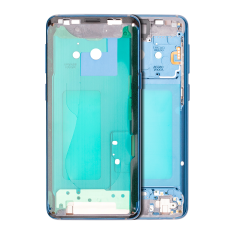 Mid-Frame Housing Compatible For Samsung Galaxy S9 (With SmallParts) (Coral Blue Frame)