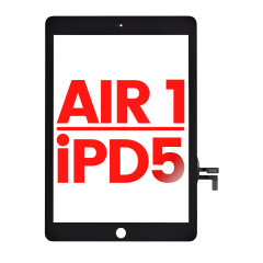 Digitizer Compatible For iPad Air 1 / iPad 5 (2017) (No Home Button Installed) (Aftermarket Plus) (Black)