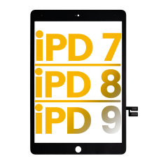 Digitizer Compatible For iPad 7 (2019) / iPad 8 (2020) / iPad 9 (2021) (Premium) (Black)