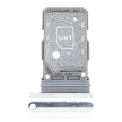 Dual Sim Card Tray Compatible For Samsung Galaxy S21 5G (Phantom White)