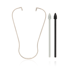 Stylus nib Compatible For Samsung Galaxy Note 10 / Note 20 / Note 20 Ultra / Tab S6 (T860 / T865) / Tab S7 11" (T870 / T875) (Gray / Aura Black) (5 Pack)