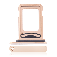 Dual Sim Card Tray Compatible For iPhone 12 Pro / 12 Pro Max (Gold)