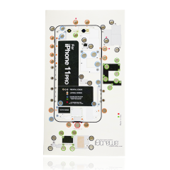 iScrews Position Mat Compatible For iPhone 11 Pro (dottorpod)