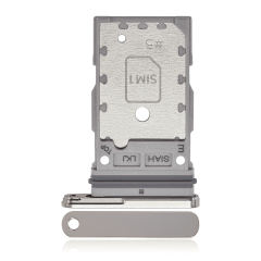 Dual Sim Card Tray Compatible For Samsung Galaxy S23 Ultra 5G (Cream)