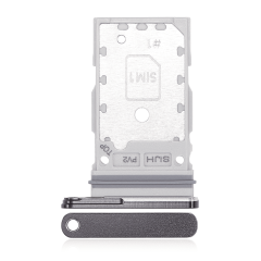 Dual Sim Card Tray Compatible For Samsung Galaxy S22 Ultra (Phantom Black)