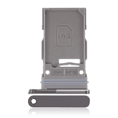 Single Sim Card Tray Compatible For Samsung Galaxy S22 Ultra 5G (Phantom Black)