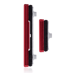 Hard Buttons (Power / Volume) Compatible For Samsung Galaxy Note 10 Plus / 5G (Aura Red)