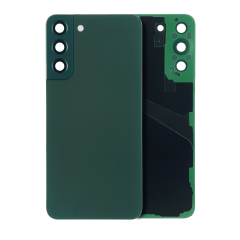 Back Cover Glass With Camera Lens Compatible For Samsung Galaxy S22 Plus 5G (No Logo) (Aftermarket Plus) (Green)