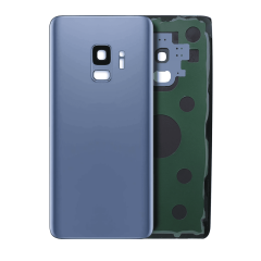 Back Cover Glass With Camera Lens Compatible For Samsung Galaxy S9 (Service Pack) (Coral Blue)