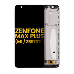 LCD Assembly With Frame Compatible For Asus Zenfone Max Plus (M1) ZB570TL (Refurbished) (All Colors)