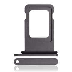 Dual Sim Card Tray Compatible For iPhone 11 (Black)