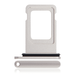 Dual Sim Card Tray Compatible For iPhone 11 (White)