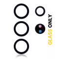 Back Camera Lens (Glass Only) With Adhesive Compatible For Samsung Galaxy S24 Ultra 5G (4 Piece Set) (All Colors)