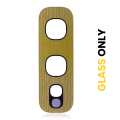 Back Camera Lens (Glass Only) With Adhesive Compatible For Samsung Galaxy S10E (Yellow)