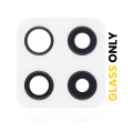 Back Camera Lens (Glass Only) With Adhesive Compatible For Samsung Galaxy A42 5G (A426 / 2020) (Prism Dot White)