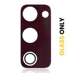 Back Camera Lens (Glass Only) With Adhesive Compatible For Samsung Galaxy S20 FE 4G / 5G (Cloud Red) (10 Pack)