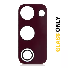 Back Camera Lens (Glass Only) With Adhesive Compatible For Samsung Galaxy S20 FE 4G / 5G (Cloud Red)
