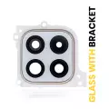 Back Camera Lens With Bracket Compatible For Samsung Galaxy A22 5G (A226 / 2021) (White)