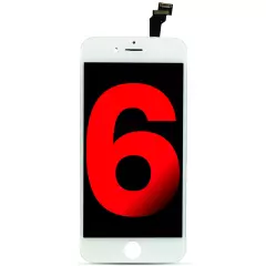 LCD Assembly for iPhone 6 (Aftermarket Plus Quality, XO6) (White)