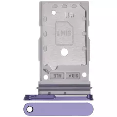Dual Sim Card Tray Compatible For Samsung Galaxy S24 5G / S24 Plus 5G (Cobalt Violet)
