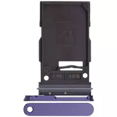 Single Sim Card Tray Compatible For Samsung Galaxy S24 5G / S24 Plus 5G (Cobalt Violet)