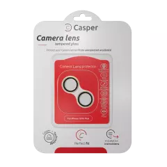 Casper Camera Lens Protector Compatible For iPhone 15 / 15 Plus (yellow) (Clear)