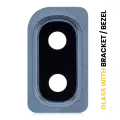 Back Camera Lens With Bracket / Bezel Compatible For Samsung Galaxy A10 (A105 / 2019) (Black)