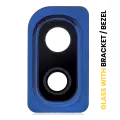 Back Camera Lens With Bracket / Bezel Compatible For Samsung Galaxy A10 (A105 / 2019) (Blue)