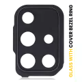 Back Camera Lens With Cover Bezel Ring Compatible For Samsung Galaxy A71 5G (A716 / 2020) (All Colors)