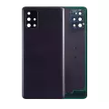 Back Cover Glass With Camera Lens Compatible For Samsung Galaxy A71 (A715 / 2020) (Service Pack) (Black)